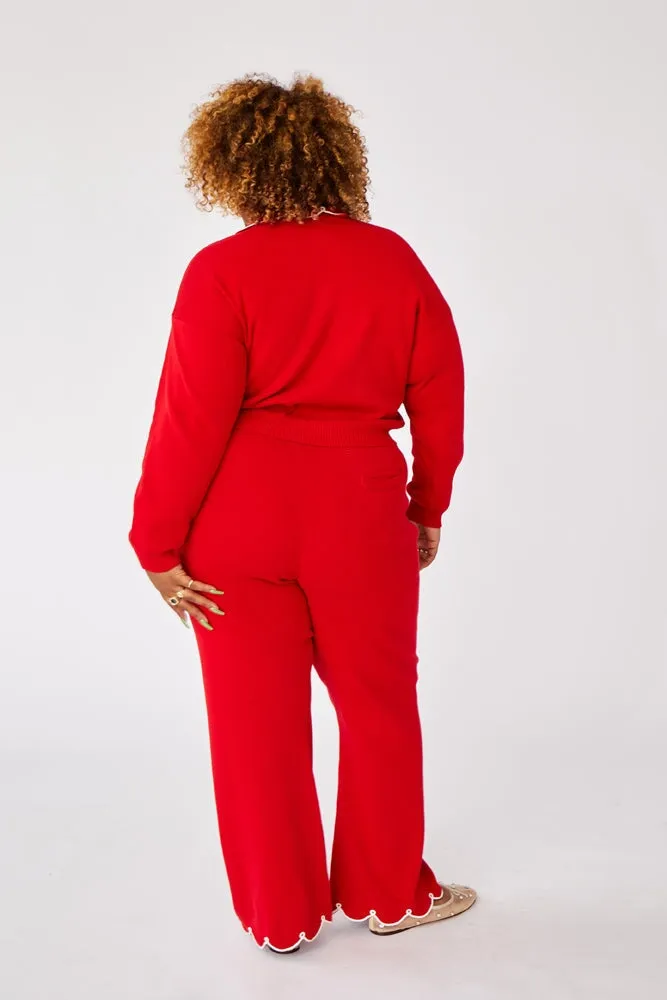 CUPCAKE CARDIGAN RED