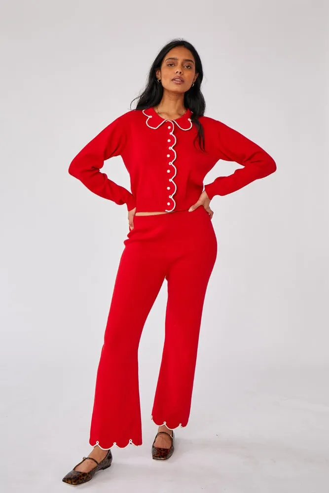 CUPCAKE CARDIGAN RED