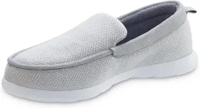 isotoner Zenz Men's Sport Knit Moccasin, Slip-on Shoe