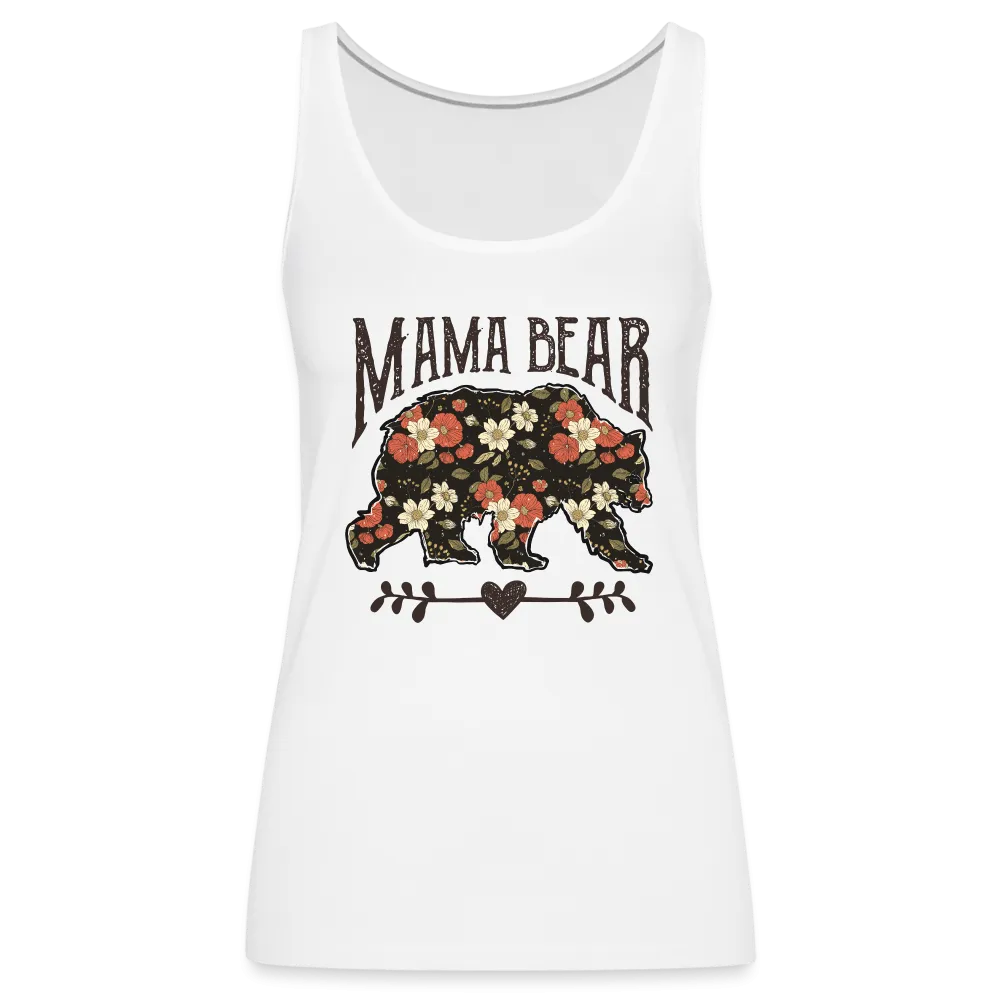 Mama Bear Floral Women’s Premium Tank Top