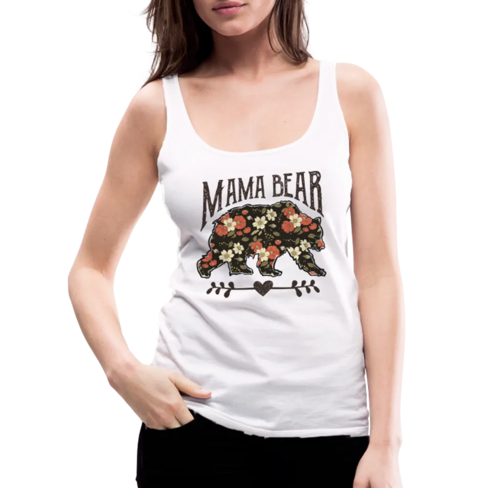 Mama Bear Floral Women’s Premium Tank Top