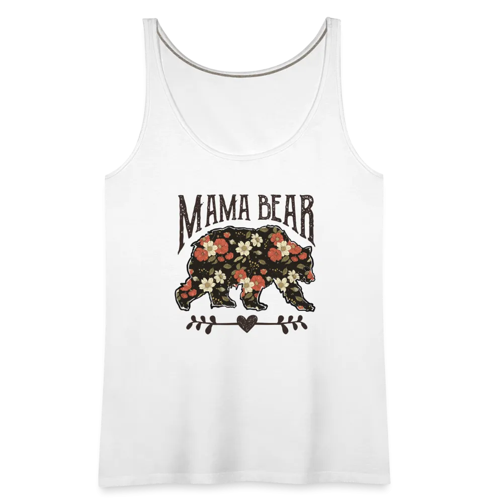 Mama Bear Floral Women’s Premium Tank Top
