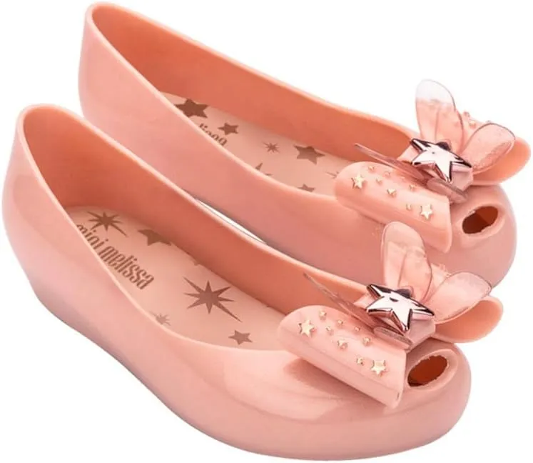 mini melissa Girl's Ultragirl Star Ii Kids Ballet Flat