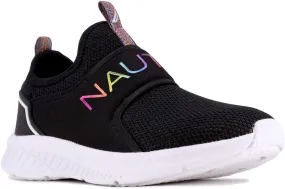Nautica Youth Girls Slip-On Athletic Sneakers - Stylish Running and Tennis Shoes for Little and Big Kids