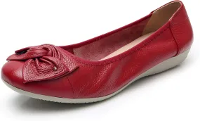 VenusCelia Women's Bows Dance Flats Shoes